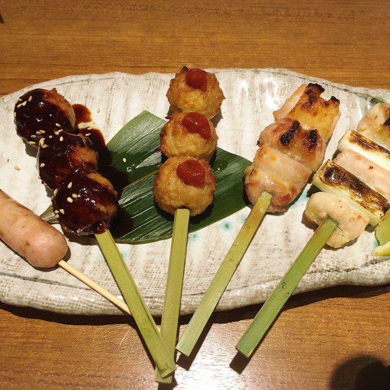 名古屋コーチン焼き鳥盛り合わせ(鶏匠庵)