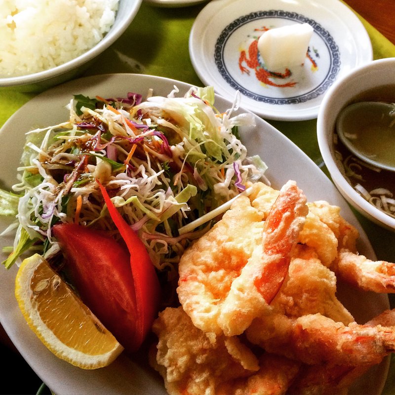 小海老の天ぷら定食(白龍 )