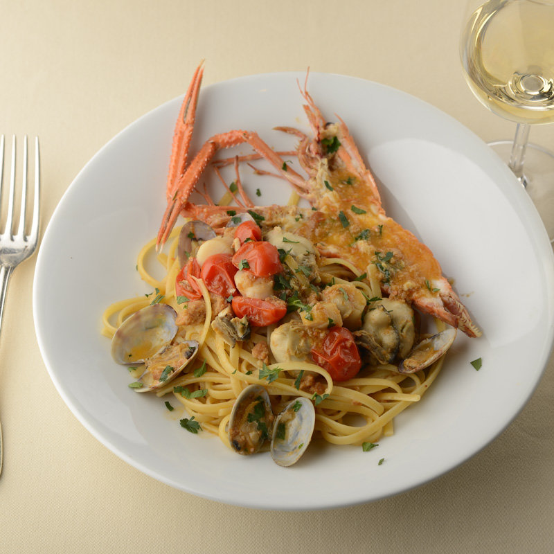 手長海老のパスタ(Trattoria la Eterna（トラットリア・ラ・エテルナ）)