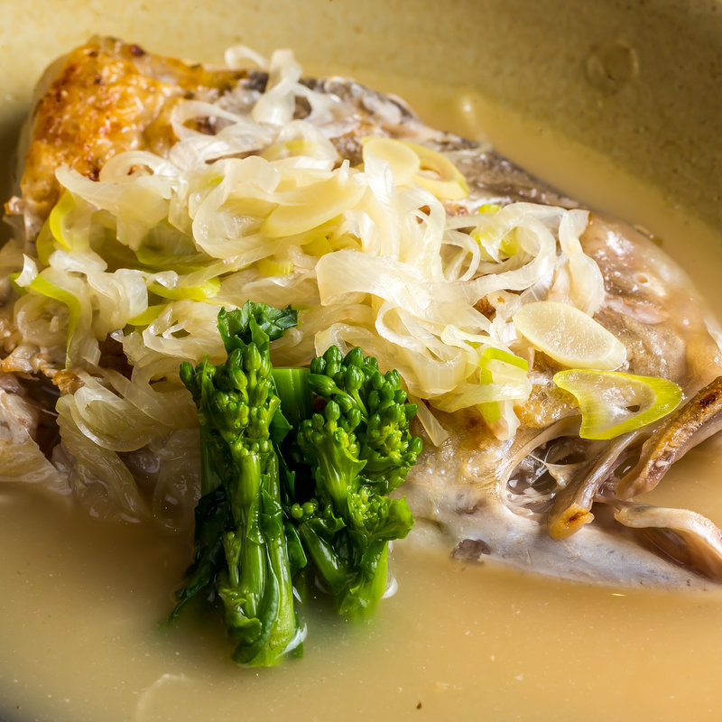 鮮魚のかぶと煮(かふく)