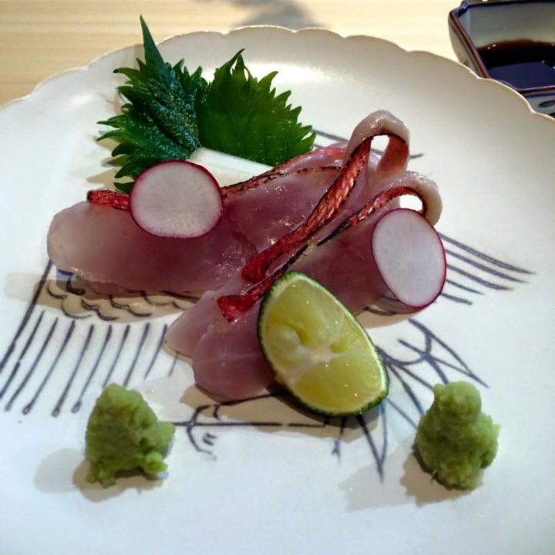 金目鯛のお造り(かふく)