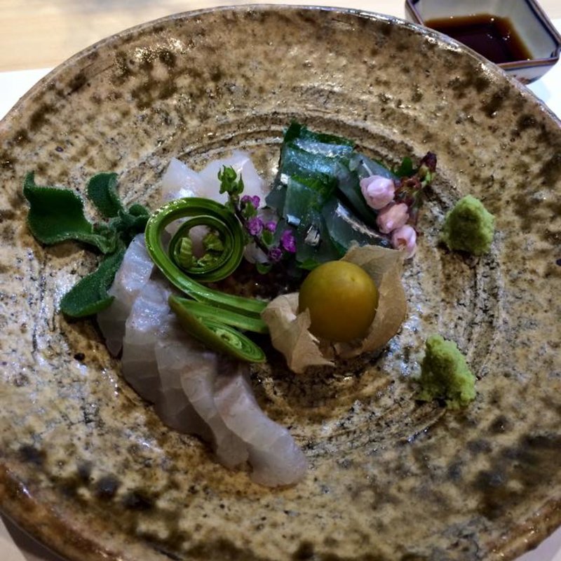 ヒラメのお造り(かふく)