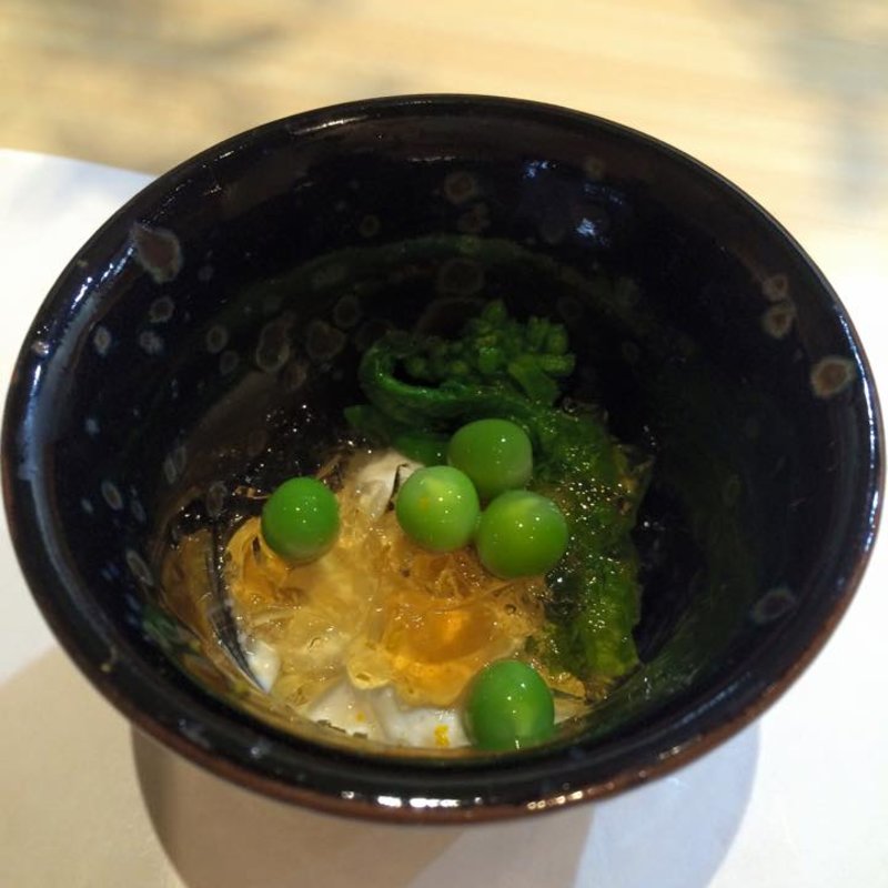 そらまめと豆腐のじゅんさい(かふく)