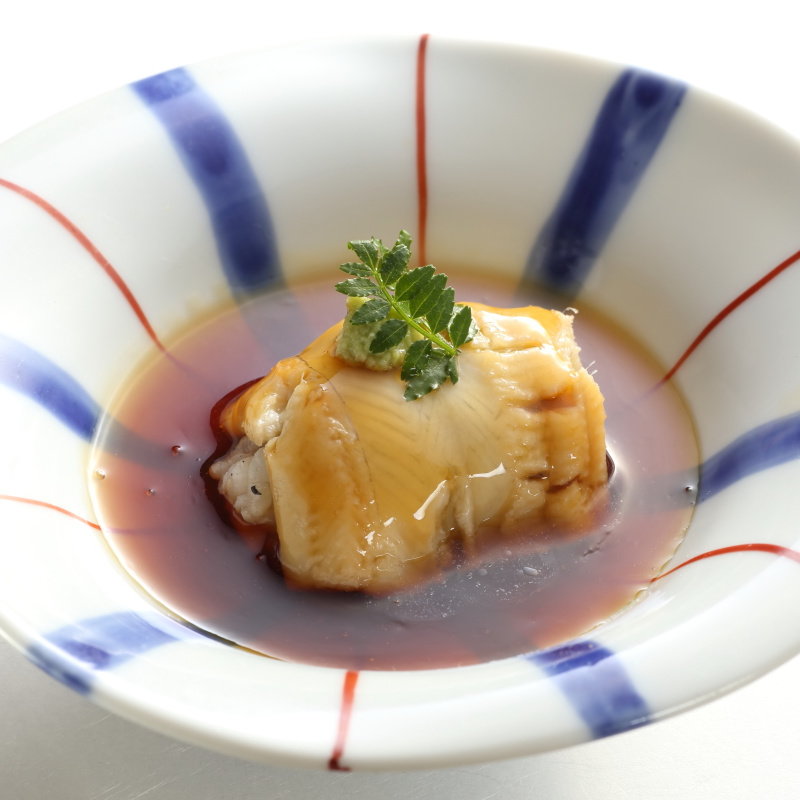 ハモの湯引き　アナゴまき(向月 本館)