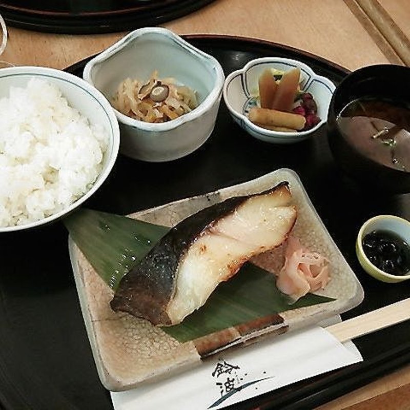 銀だら定食(魚介みりん粕漬 鈴波 エスカ店)