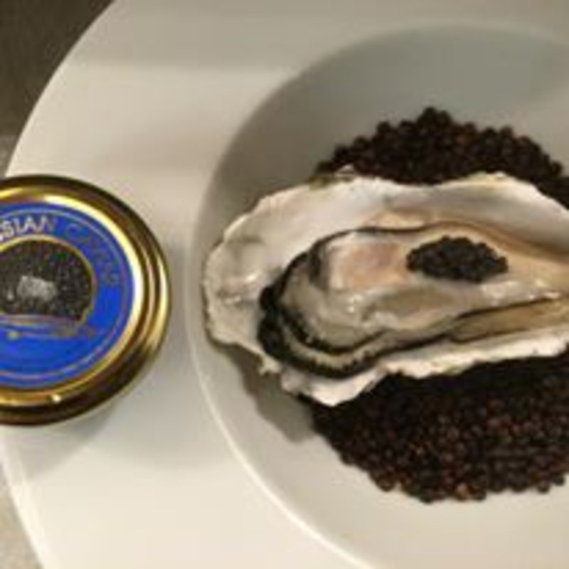生牡蠣　キャビア(フランス料理 一穀一枝)