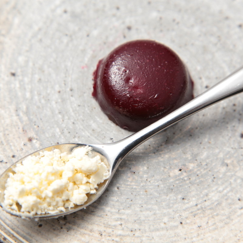 フランボワーズのジェラート(フランス料理 一穀一枝)