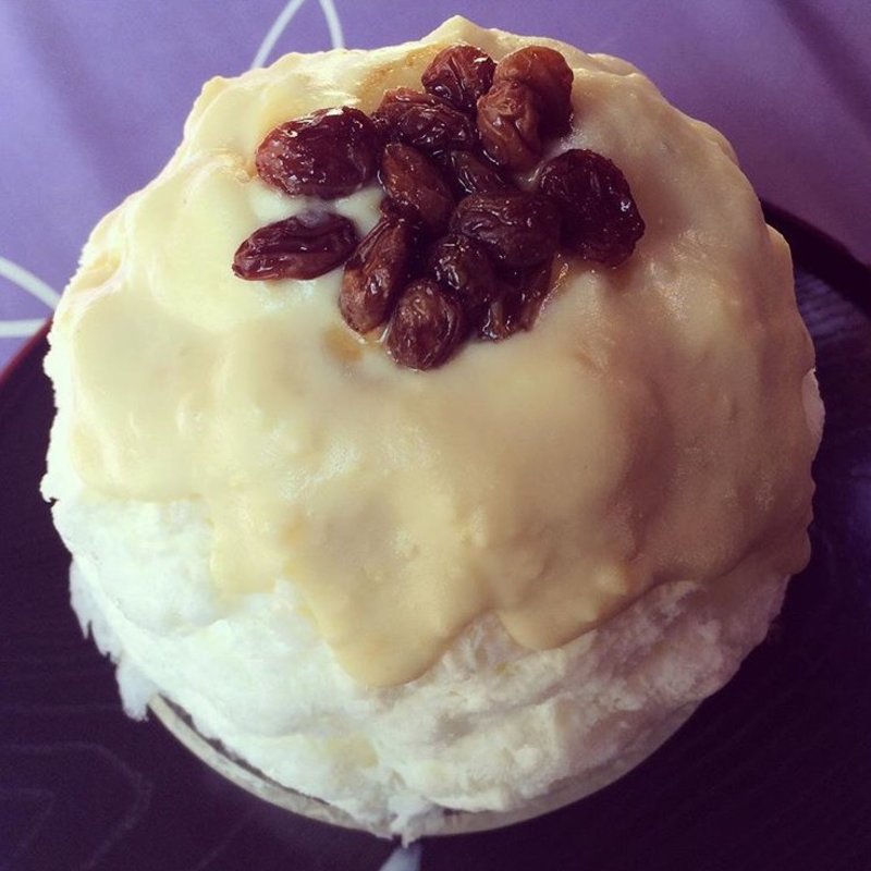 なると金時とラムレーズン(雪うさぎ )