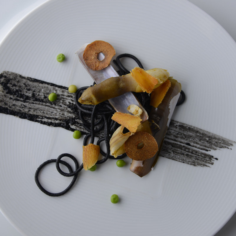 イカ墨とからすみのパスタ(チッタ アルタ （Citta' alta）)