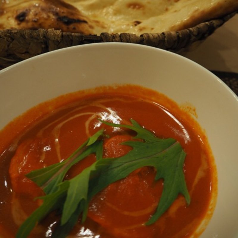 トマトとオレンジのシュリンプカリー(GARA yokohama)