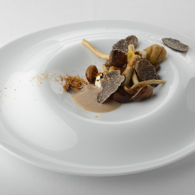 きのこのトリュフ添え(アルカナ 東京 （【旧店名】アルカナ 東京 カラト）)