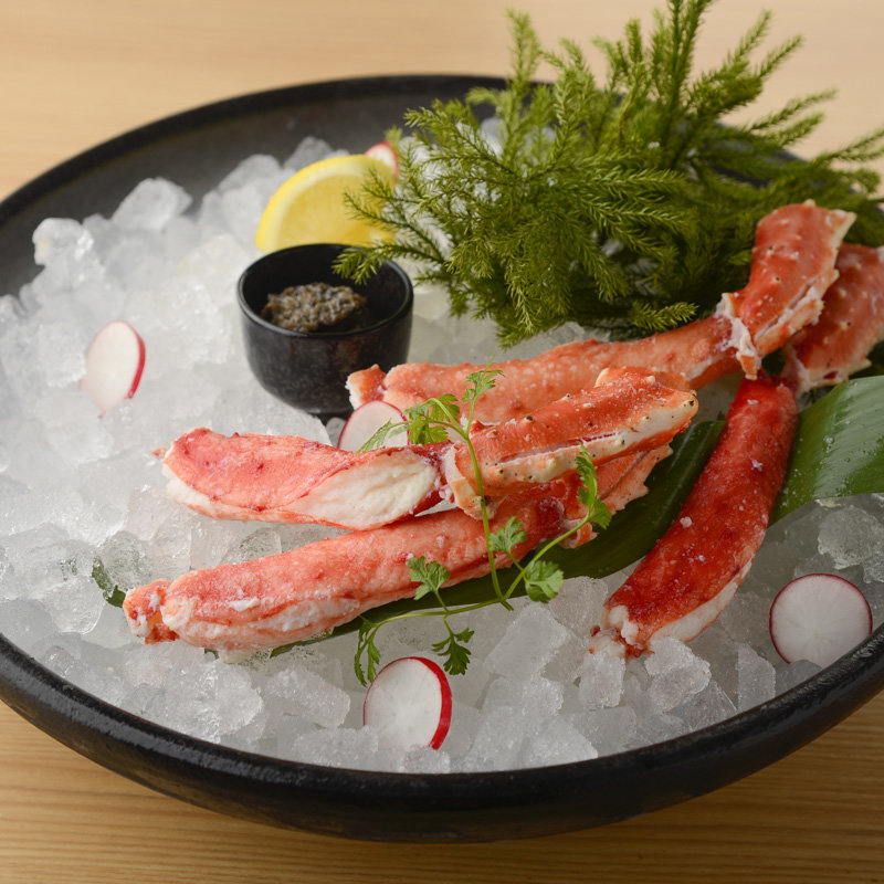 タラバガニの湯引き(円居 神楽坂別邸 （MADOy）)