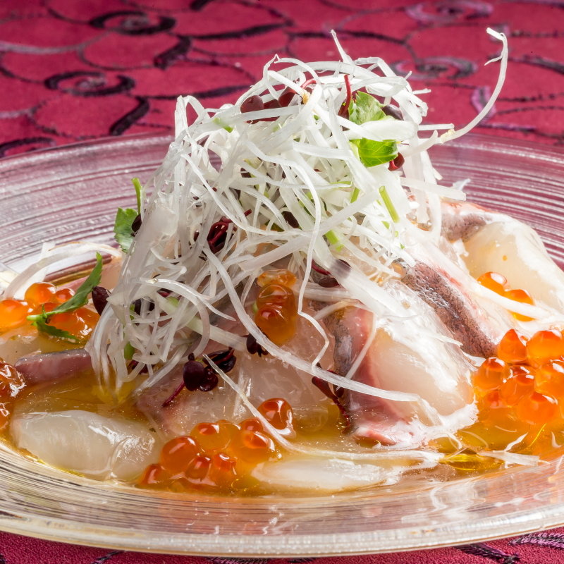 鮮魚のカルパッチョ(鉄板kitchen　DAI （ダイ）)