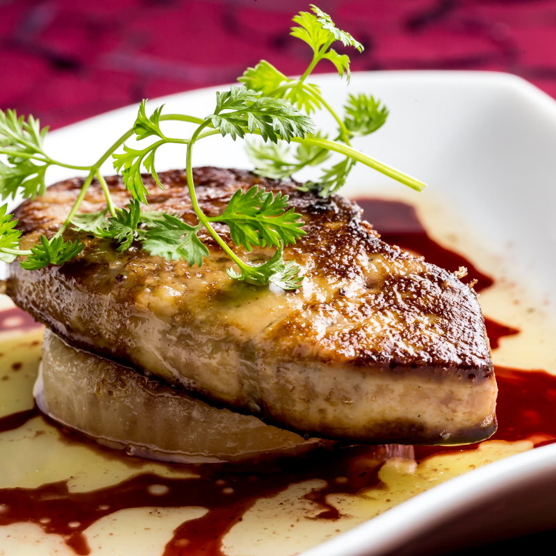 フォアグラのソテー(鉄板kitchen　DAI （ダイ）)