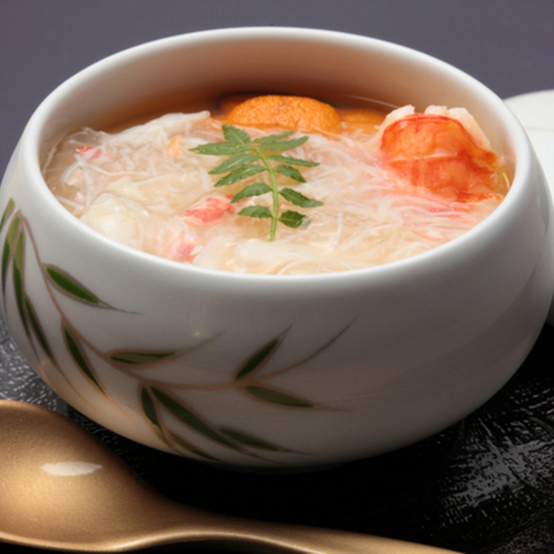 カニとうにの茶碗蒸し(華火 （HANABI）)