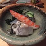 白身と海老のお造り(凛)