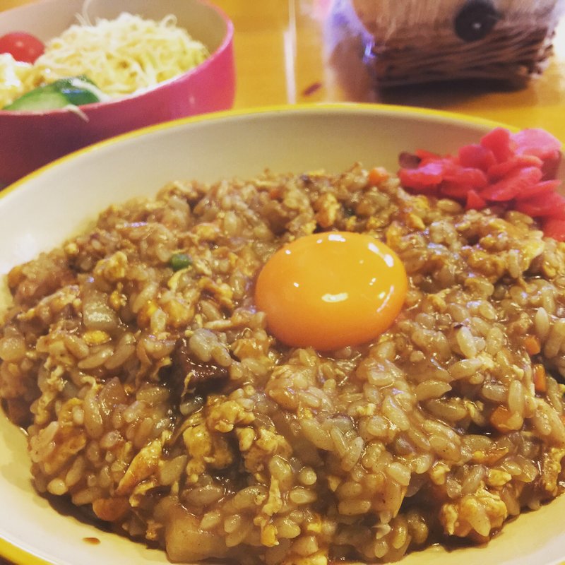 まぜカレー(単品、サラダ付き)(サンテリア （SANTERIA）)