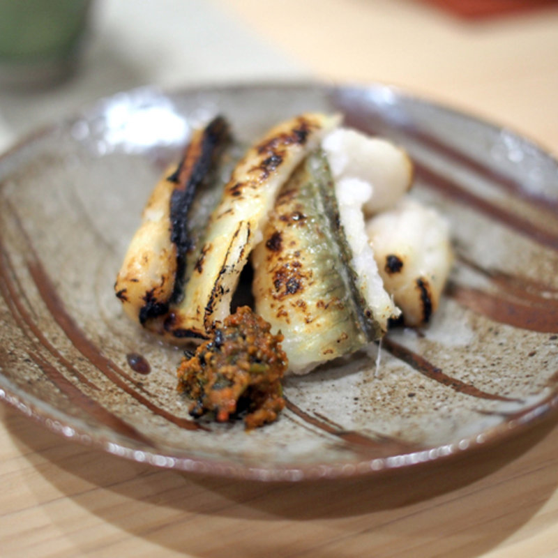 アナゴの塩焼き(鮨 たかはし)