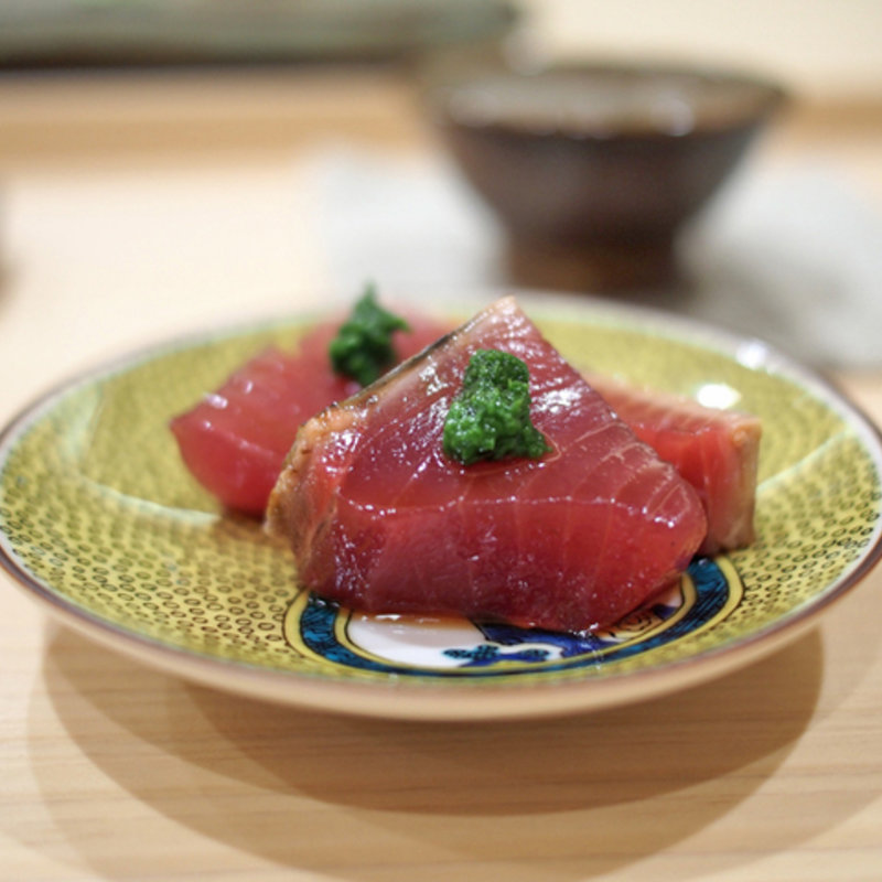 赤身のわさび漬け(鮨 たかはし)