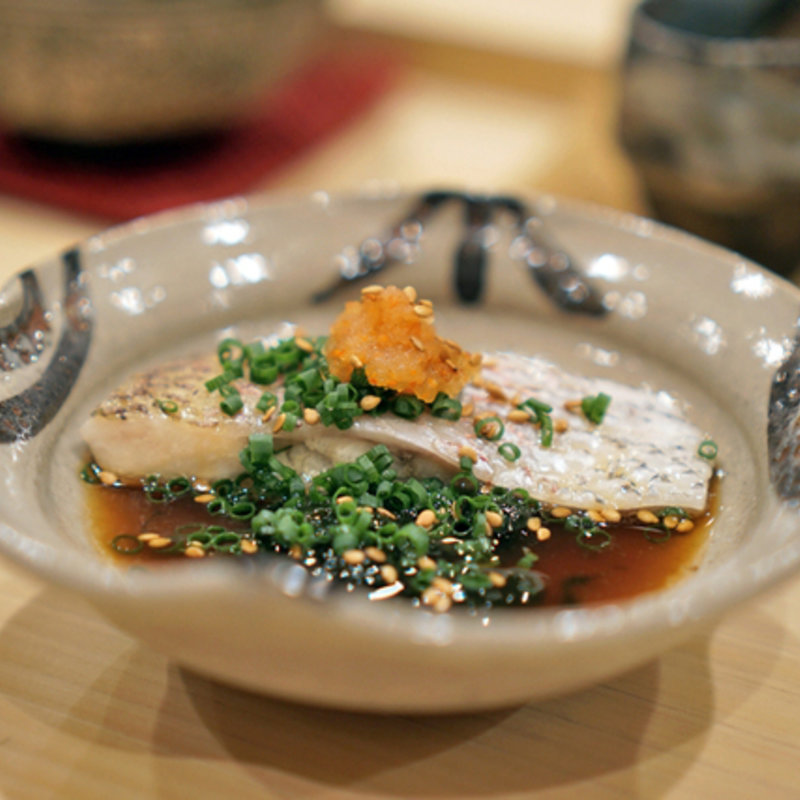 のどぐろ酒蒸し(鮨 たかはし)
