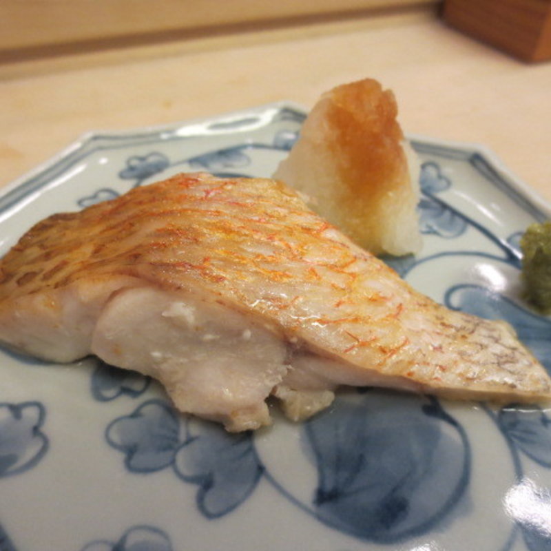 サワラの塩焼き(すし おおの)