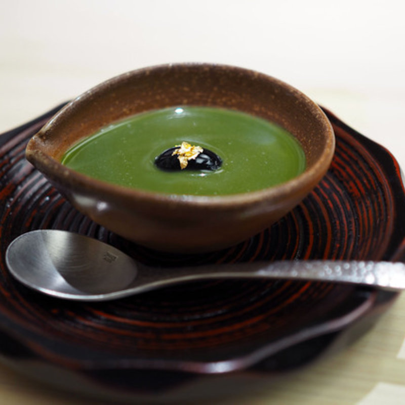 抹茶プリン(鮨　銀座　おのでら)
