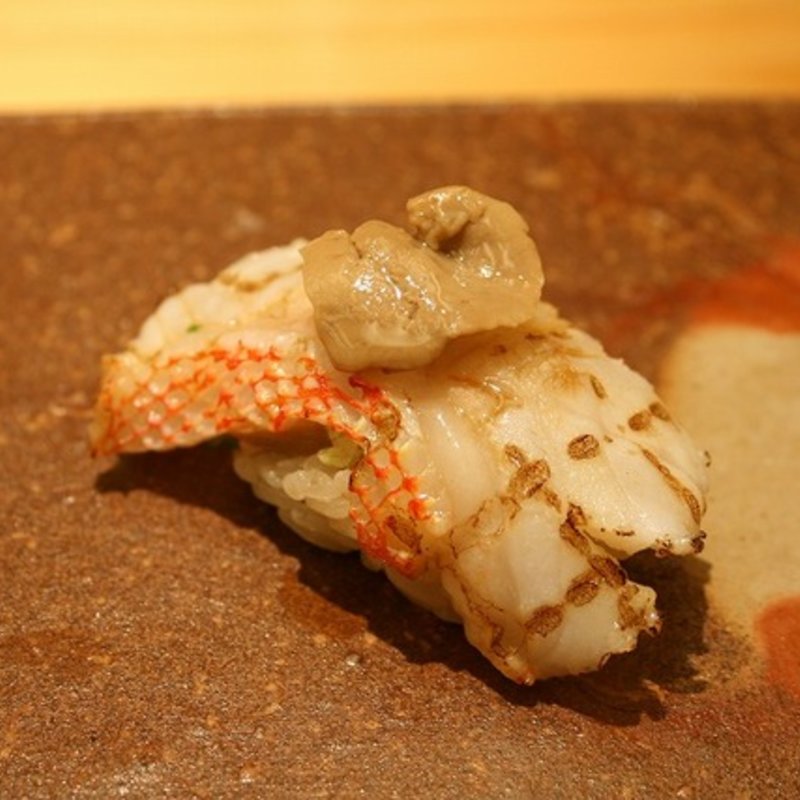 金目鯛の握り(鮨　銀座　おのでら)