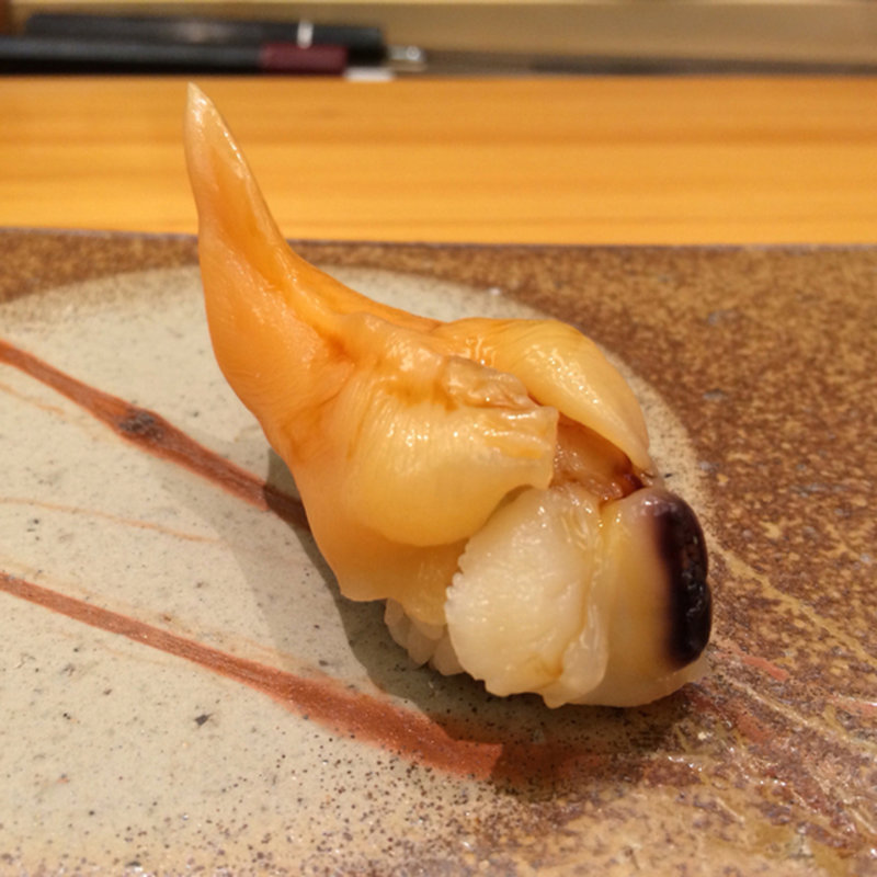 ホッキ貝(鮨　銀座　おのでら)