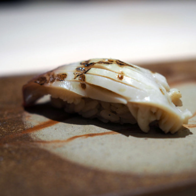 タレタコの握り(鮨　銀座　おのでら)