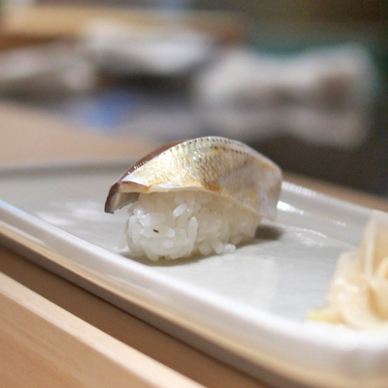 アジの握り(八左ェ門)