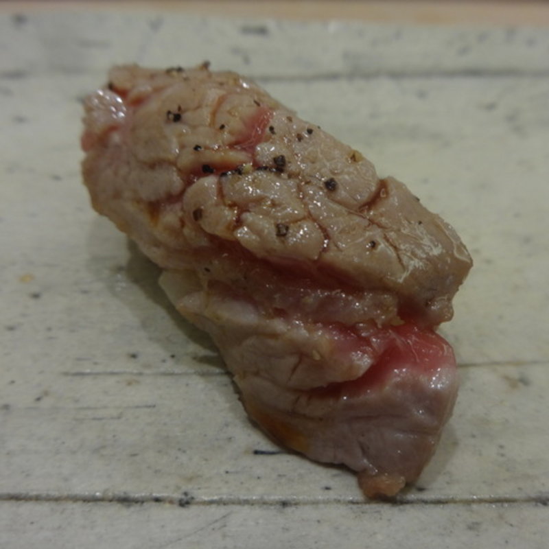 炙りトロの握り(鮨ふじ田)