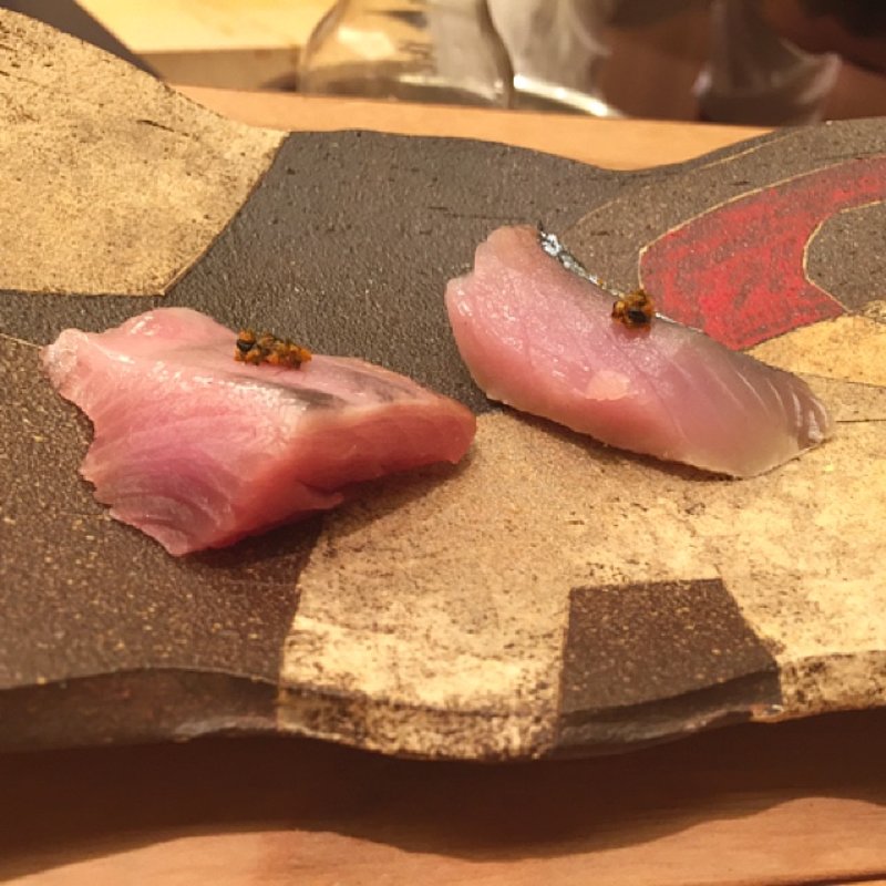 鰹と〆鯖(鮨ふじ田)