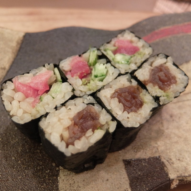 ネギトロとかんぴょうの巻物(鮨ふじ田)