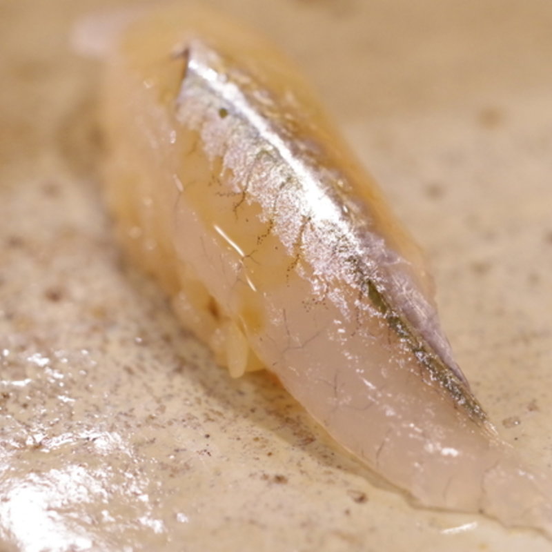 アジの握り(すし処ととや)