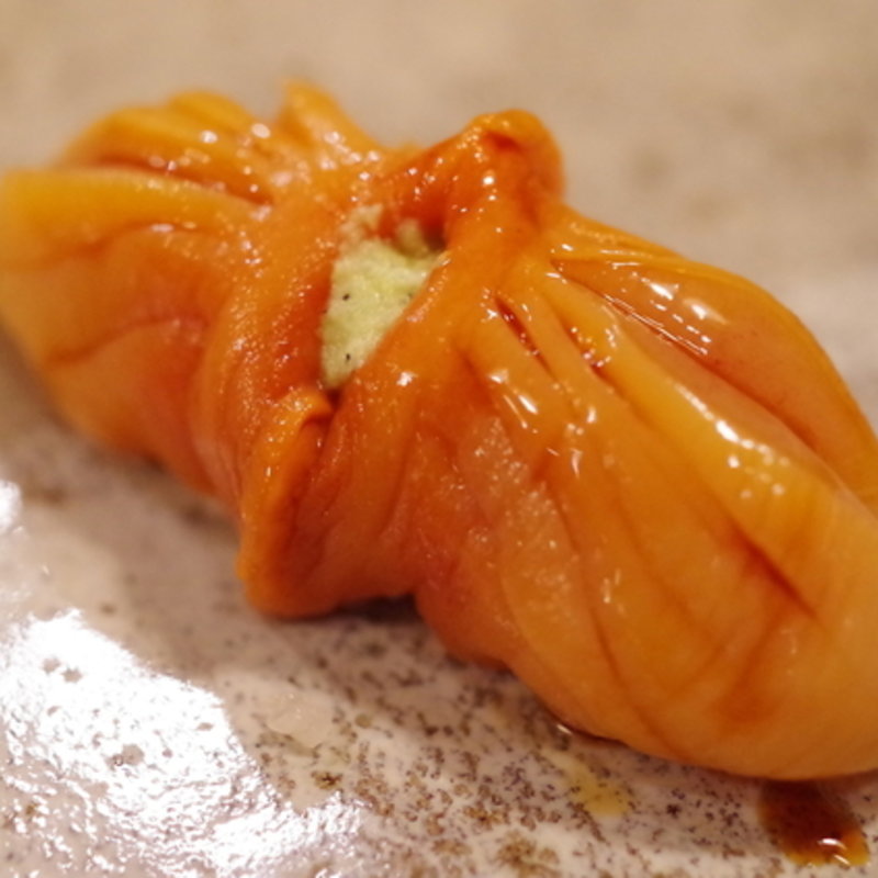 赤貝の握り(すし処ととや)