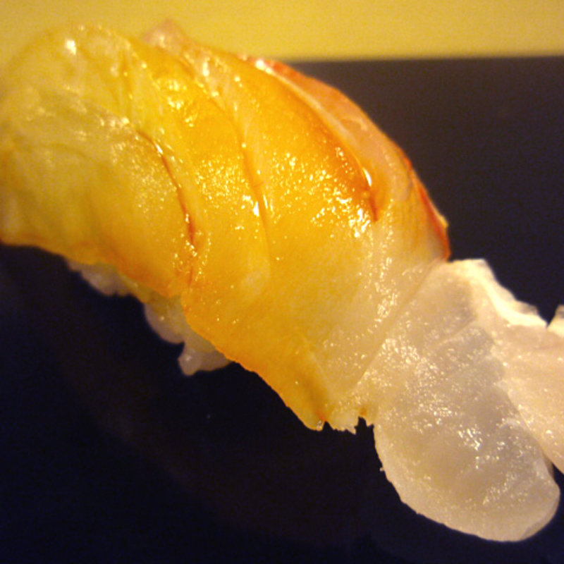 タレ鯛の握り(小笹寿し)