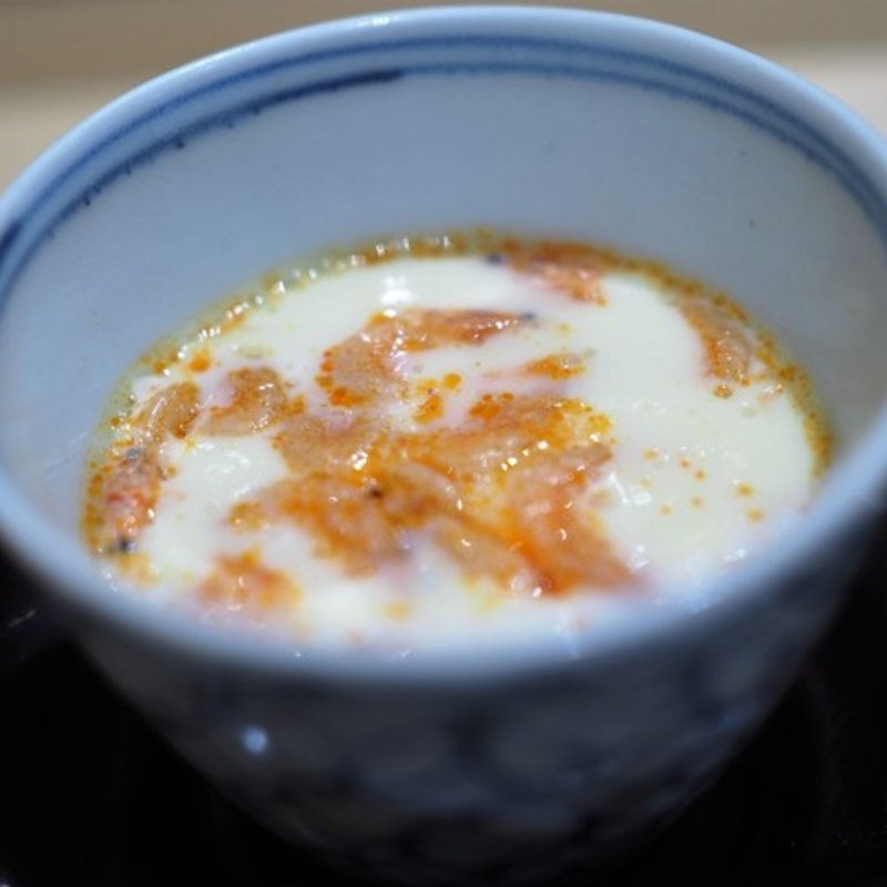 桜海老の茶碗蒸し(鮨 はしもと )