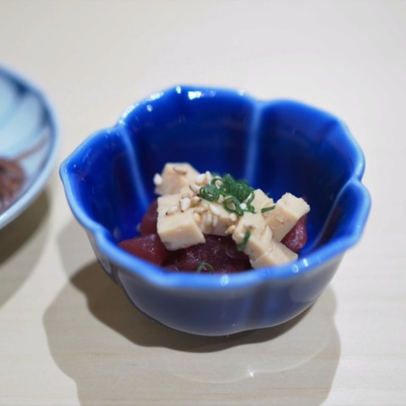 マグロとあん肝の漬け(鮨 はしもと )