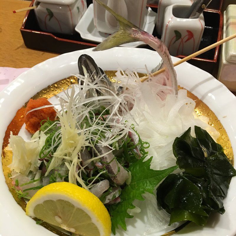 活きあじたたき(すし和食のお店田まい （たまい）)