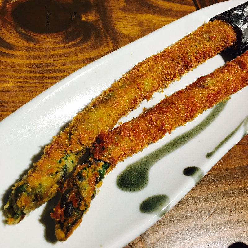 アスパラ揚げ(北海道シントク町 塚田農場 八重洲北口店)