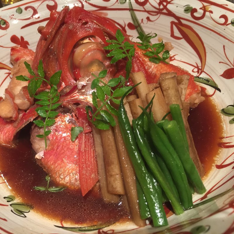 金目鯛の煮付け(北新地 海味)