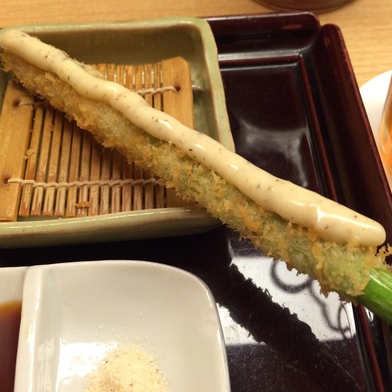 アスパラ巻き(新宿　立吉)