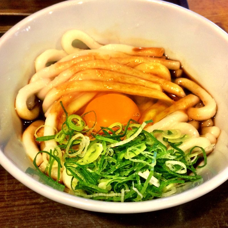 月見伊勢うどん(ふくすけ)