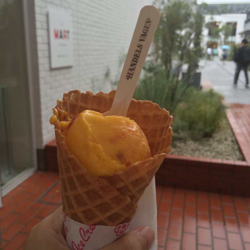 マンゴー&ラズベリーソルベ(THE MART ICE CREAM HANDELS VAGEN（ハンデルス ベーゲン）』)