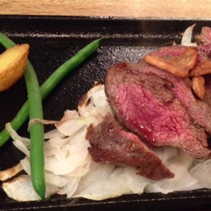 ごちそうステーキ(みのる食堂 三越銀座)