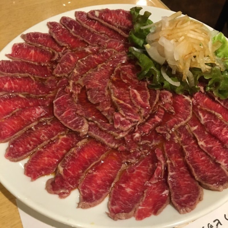 薄切りレアステーキ(おいしいカレー工房 ひつじや 飯田橋店 )