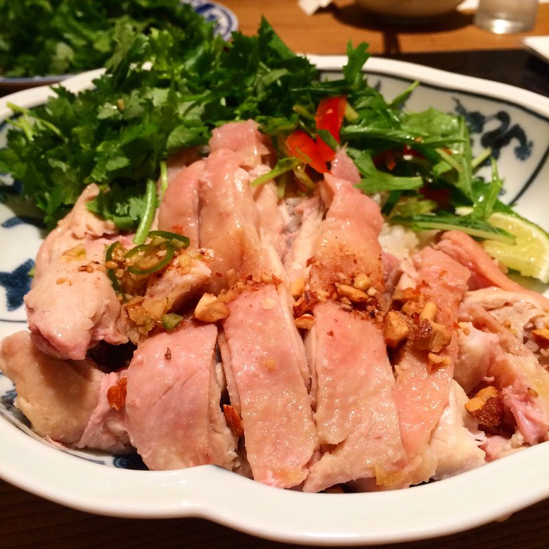 シンガポールチキンライス(博多水炊き とり田 薬院店)