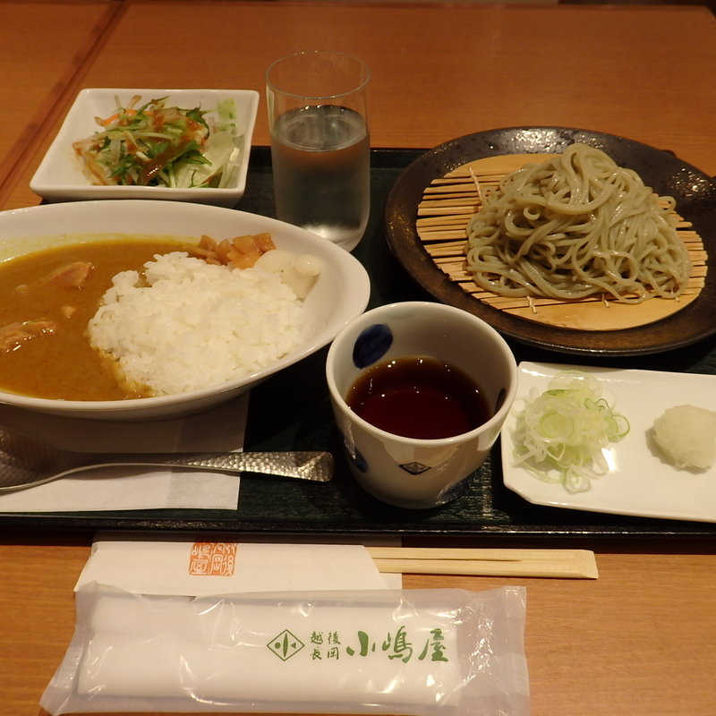 カレーセット（そば）(越後長岡 小嶋屋 CoCoLo新潟店 （えちごながおか こじまや）)