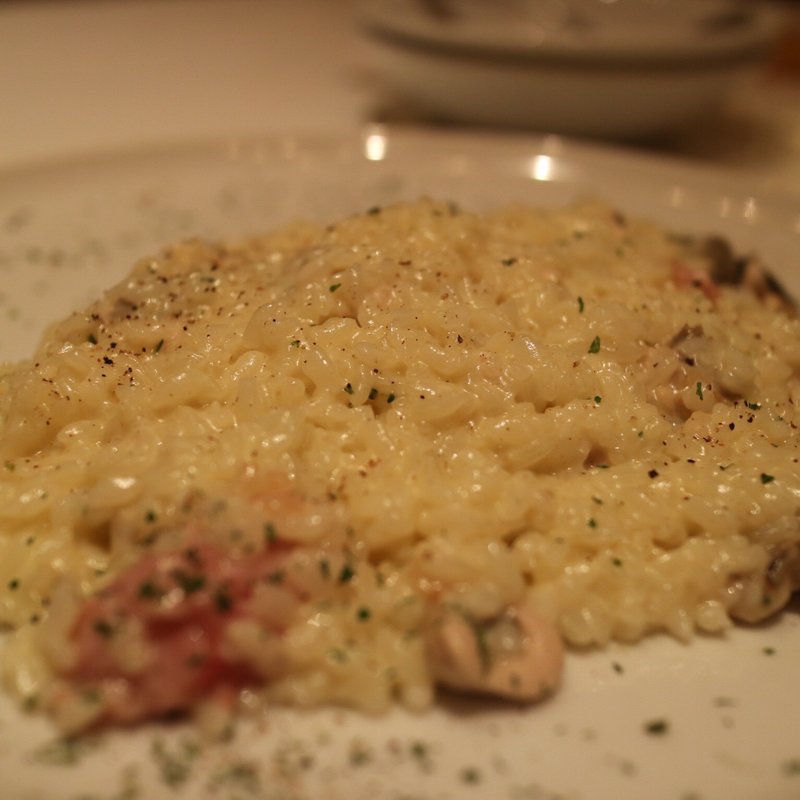 牡蠣とボルチーニのクリームリゾット(GUMBO&OYSTER BAR 二子玉川ライズ店 （ガンボ＆オイスターバー）)