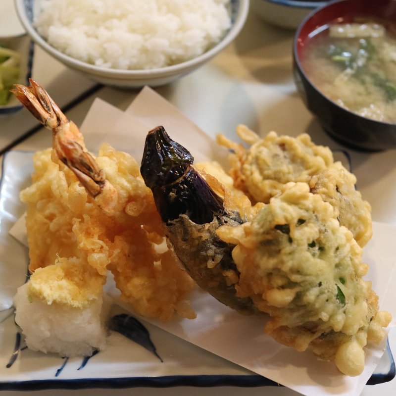 天ぷら定食(きさらぎ亭)